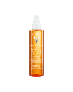 Vichy CAPITAL SOLEIL Zaštitno ulje za lice, tijelo I vrhove kose SPF30, 200 ml - visoka zaštita od UVB + UVA + duge UVA + antioksidant, iznimno lagan osjećaj na koži bez osjećaja masnoće.