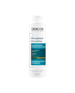 Vichy DERCOS Izuzetno smirujući šampon za osjetljivo vlasište, suha kosa, 200 ml - klinički dokazano smiruje vlasište i smanjuje nelagodu od prve upotrebe te do 48 sati.