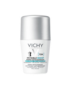 Vichy Invisible resist 72h Dermo Detranspirant protiv mrlja i protiv nadraženosti 50 ml - dokazana učinkovitost protiv posvjetljivanja boja, zaštićena kožna barijera.