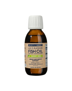 Wiley's Finest Wild Alaskan Fish oil Summit DHA 125 ml - visoko koncentrirano ulje iz održivog izlova aljaškog polaka oduševit će sve koji žele povećati unos specifične omega‑3 masne kiseline, DHK.